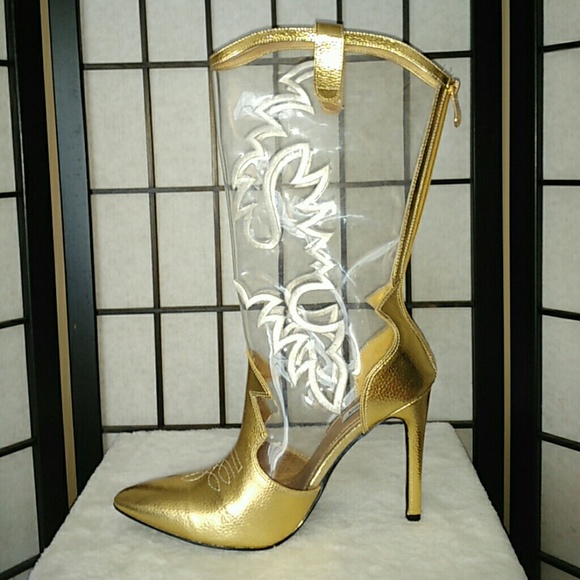 cape robbin gold boots